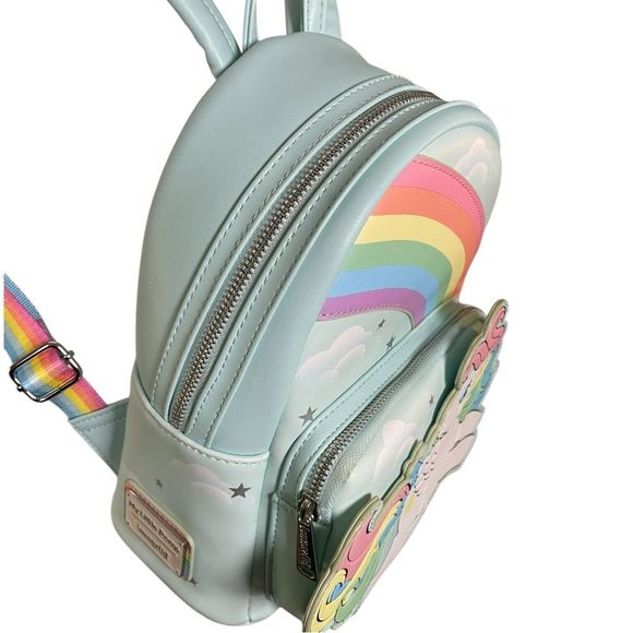 Loungefly My Little Pony Starshine Rainbow Mini Backpack Pegasus Pale blue green - Picture 4 of 14